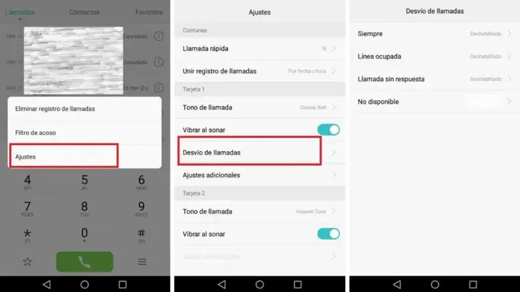 Cómo activar y desactivar el desvío de llamadas en Android